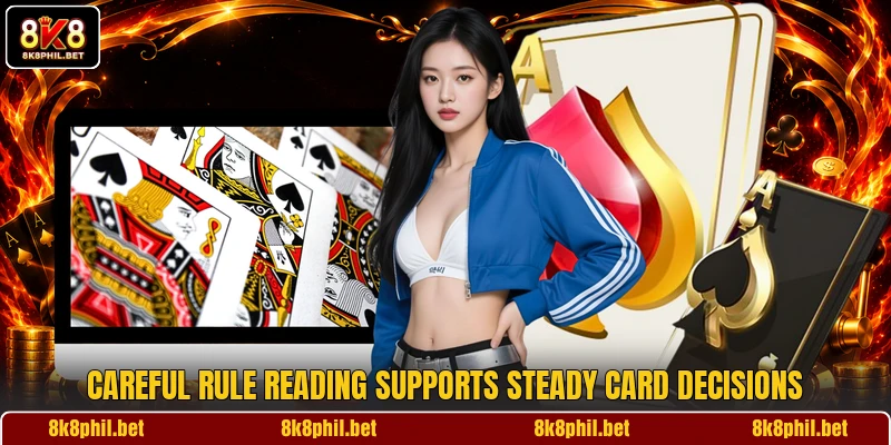 Careful rule reading supports steady card decisions
