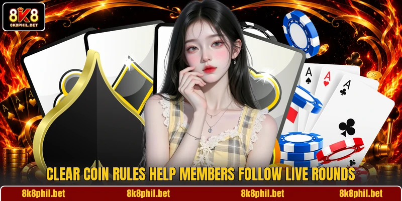 Clear coin rules help members follow live rounds