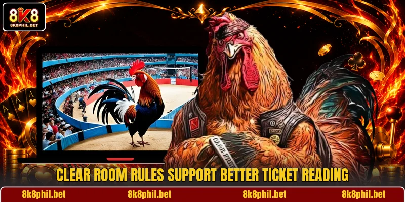Clear room rules support better ticket reading Clear room rules support better ticket reading