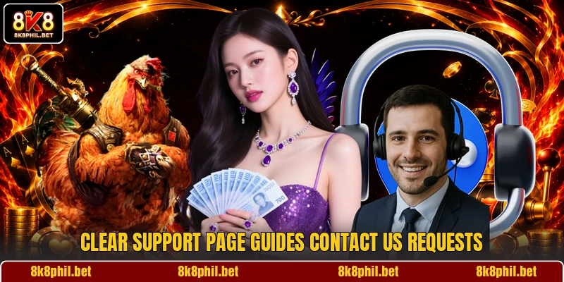 Clear support page guides contact us requests Clear support page guides contact us requests