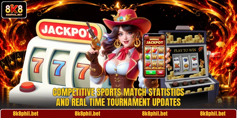 Competitive sports match statistics and real time tournament updates