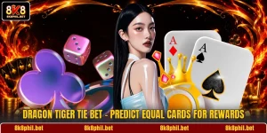 Dragon Tiger Tie Bet - Predict Equal Cards For Rewards