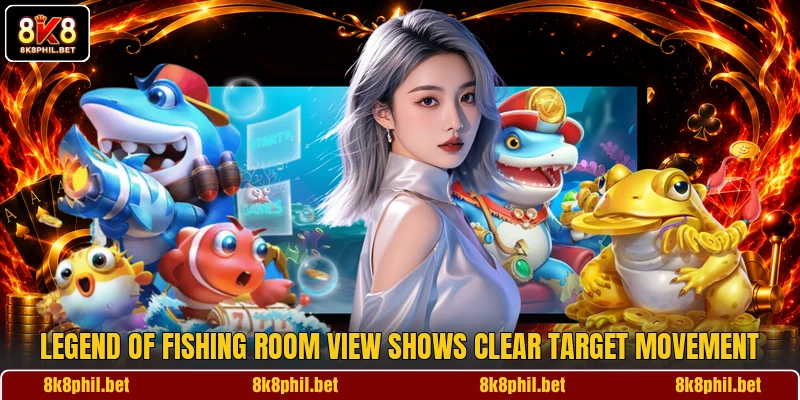 Legend of Fishing room view shows clear target movement
