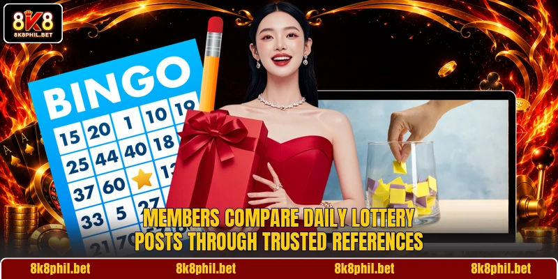 Members compare daily lottery posts through trusted references