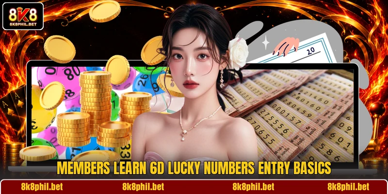 Members learn 6D Lucky Numbers entry basics Members learn 6D Lucky Numbers entry basics