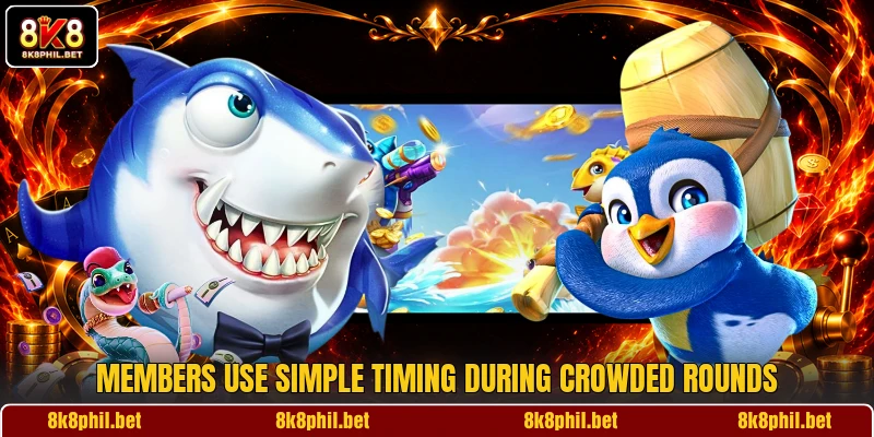 Members use simple timing during crowded rounds