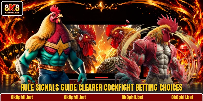 Rule signals guide clearer cockfight betting choices Rule signals guide clearer cockfight betting choices