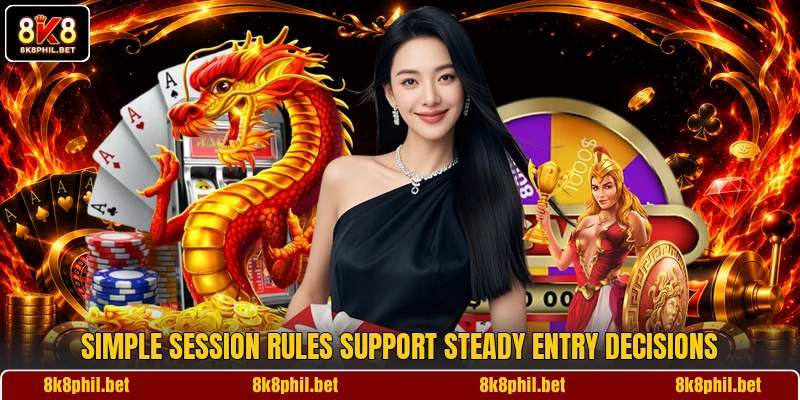 Simple session rules support steady entry decisions